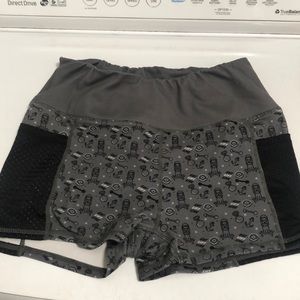 DOUGHNUTS & DEADLIFTS Lifting Gym shorts L